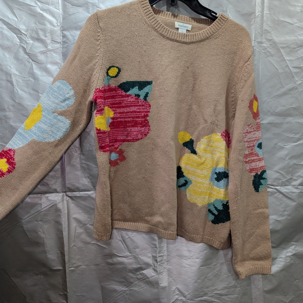 Sundance Tan Knit Sweater